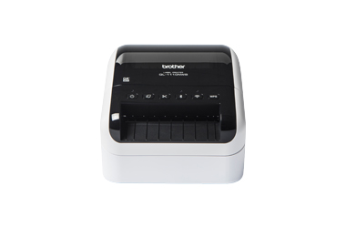 Brother QL desktop label printer on white background