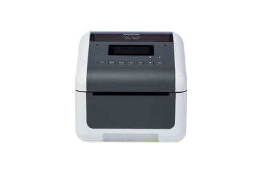 Brother TD desktop label printer on white background