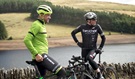 James Golding and Phil Jones on Bikes